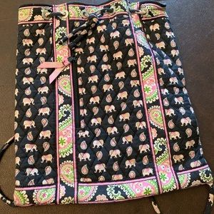 Vera Bradley pink elephants backsack